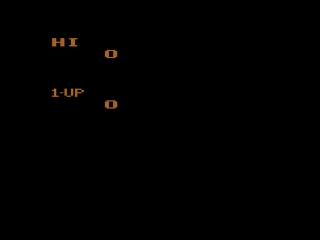 Frogger title screen for Atari 2600